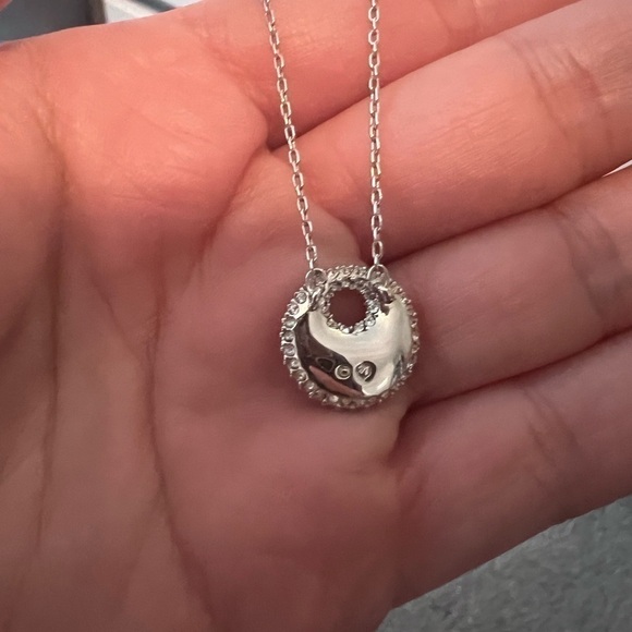 Swarovski Crystal Stone Mini Pendant Necklace - Picture 4 of 5
